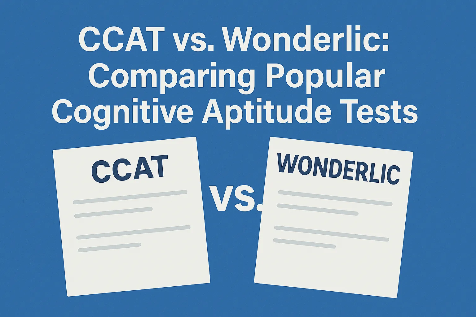 CCAT vs. Wonderlic: Free Practice Questions | Cognitive Aptitude Tests