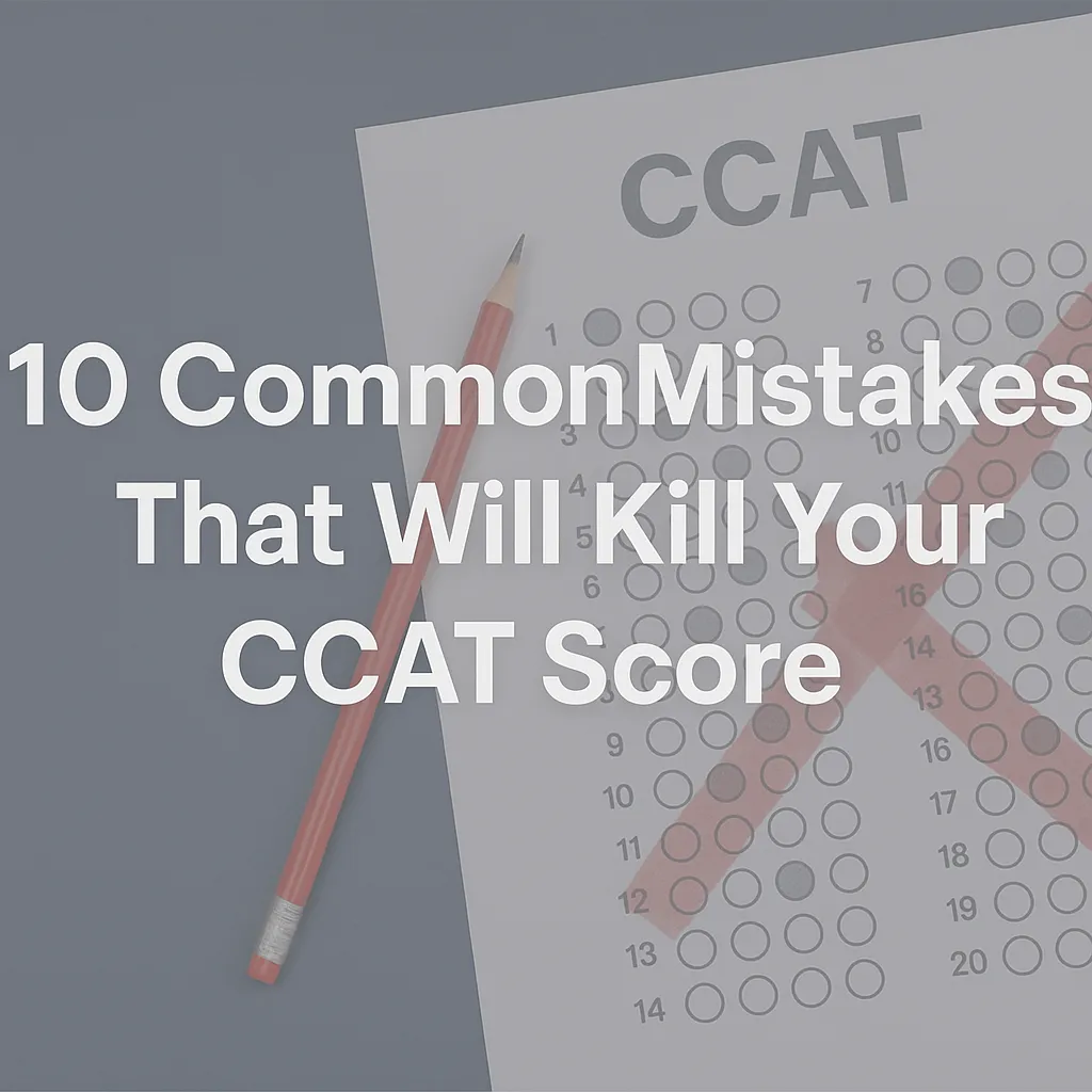 10 Common Mistakes That Will Kill Your CCAT Score (And How to Avoid Them Before Test Day)