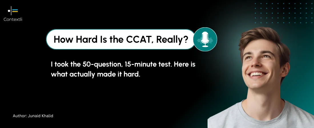 How Hard Is the CCAT? What It Actually Felt Like to Take It
