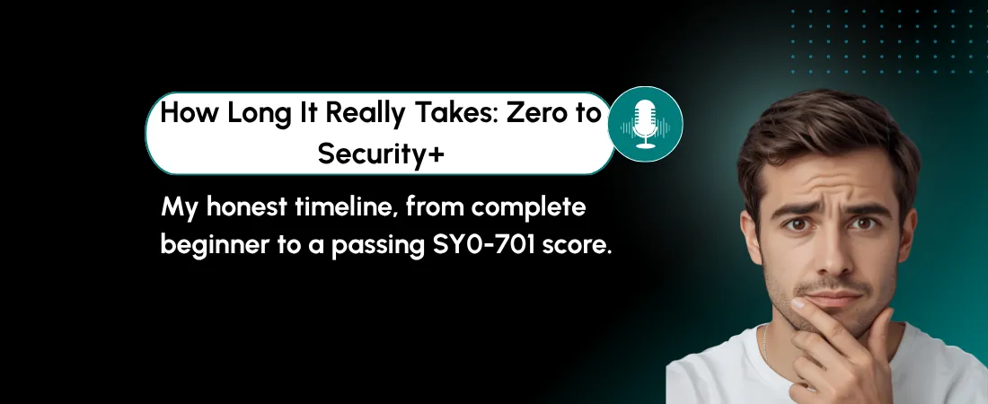 How Long It Really Takes to Go From Zero to Security+ (My Honest Timeline)