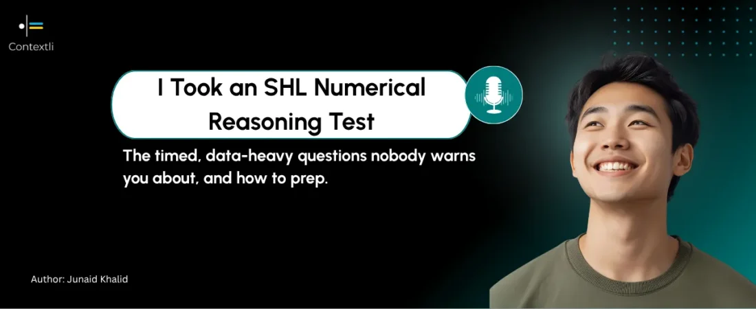 I Took an SHL Numerical Reasoning Test: The Timed Data Questions Nobody Warns You About